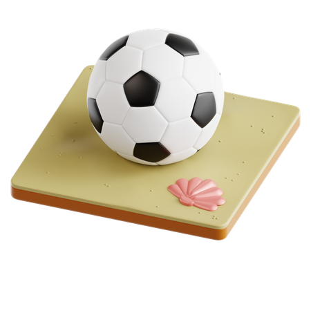 Beach Soccer  3D Icon