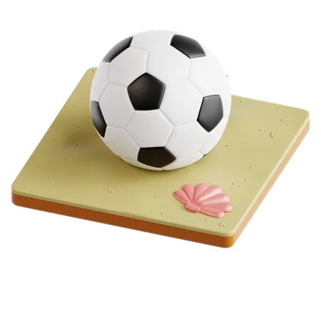 Beach Soccer  3D Icon
