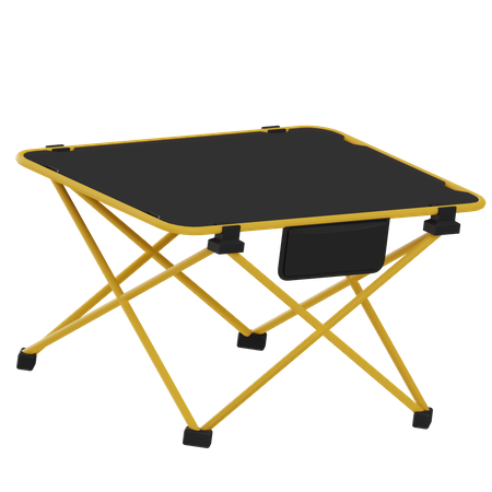 Beach Table  3D Illustration