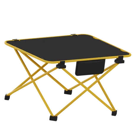 Beach Table  3D Illustration