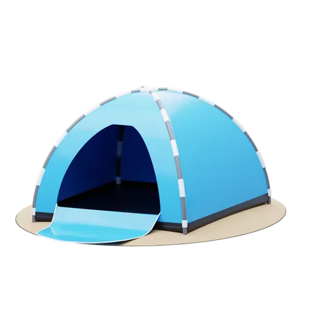 Beach Tent  3D Icon