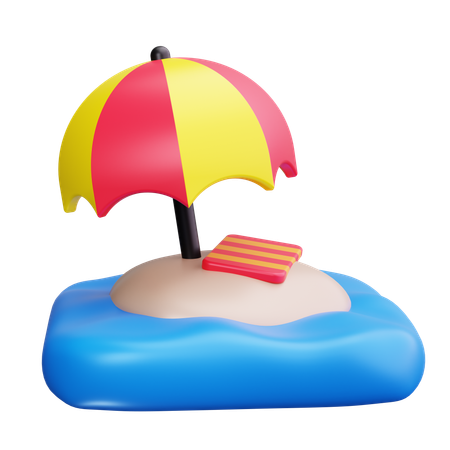 Beach Towel  3D Icon