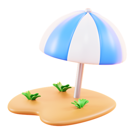 Beach Umberella  3D Icon