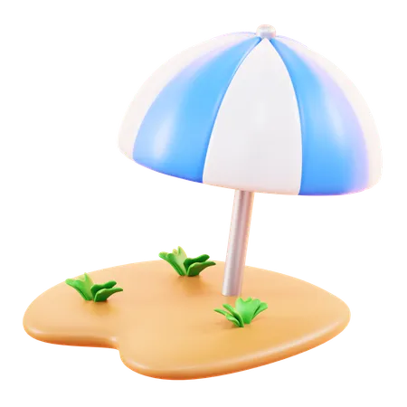 Beach Umberella  3D Icon