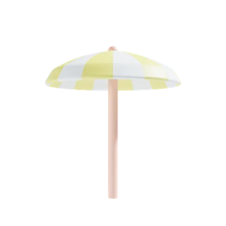 Umbrella For Travel 3 D Illustration 3D Icon