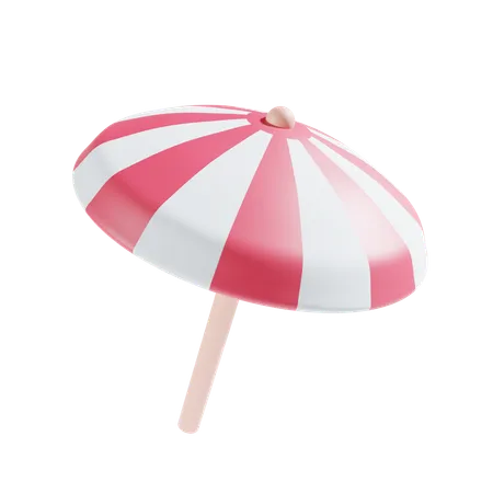 Umbrella For Travel 3 D Illustration 3D Icon
