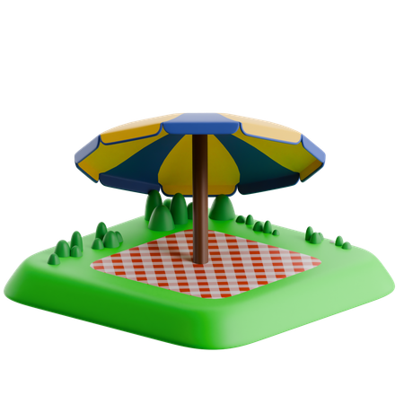 Beach Umbrella  3D Icon