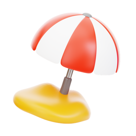 Beach Umbrella  3D Icon