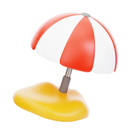 Beach Umbrella  3D Icon