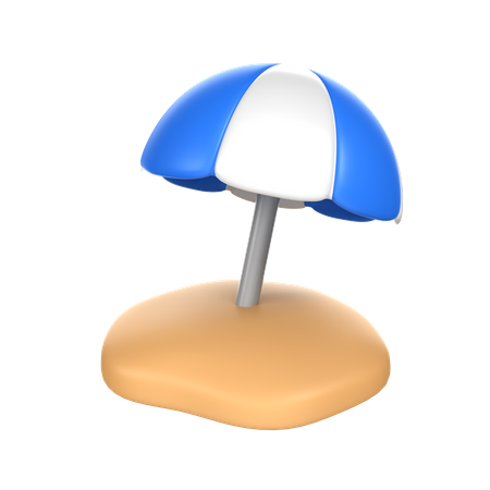 Beach Umbrella  3D Icon