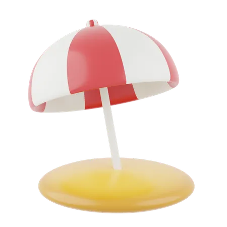 Beach Umbrella  3D Icon