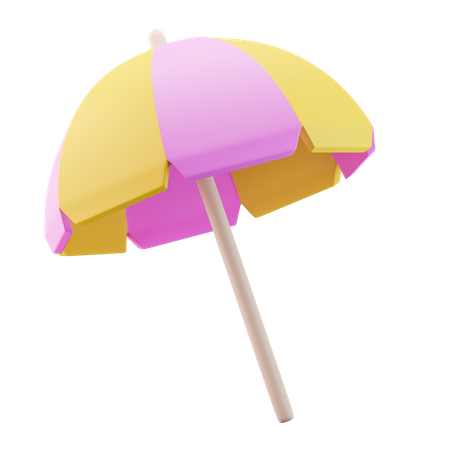 Beach Umbrella  3D Icon