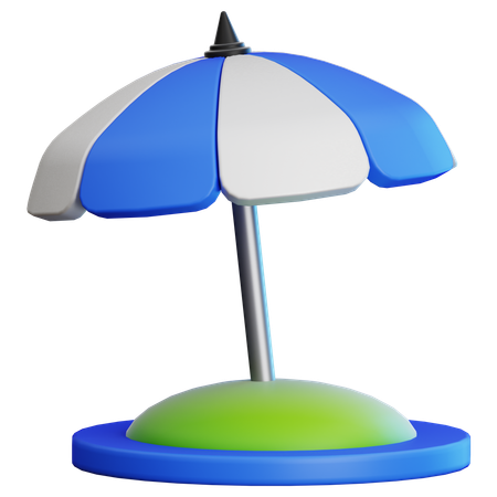 Beach Umbrella  3D Icon