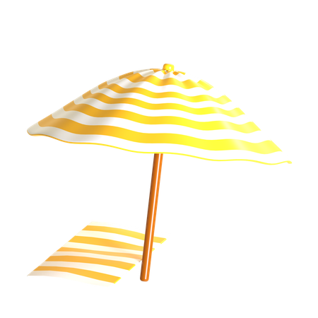 Beach Umbrella  3D Icon