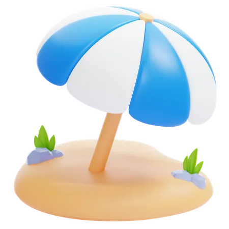 BEACH UMBRELLA  3D Icon