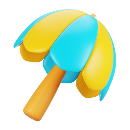 Beach Umbrella  3D Icon