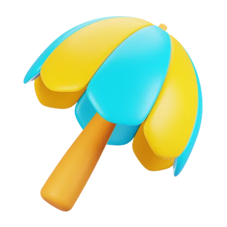 Beach Umbrella  3D Icon