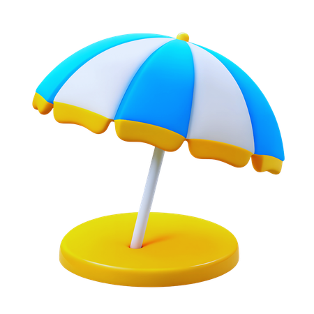 Beach Umbrella  3D Icon