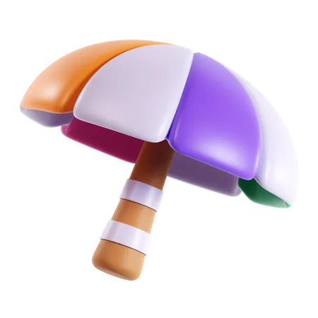 Beach Umbrella  3D Icon