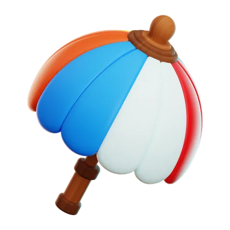 Beach Umbrella  3D Icon