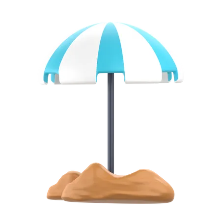 Beach Umbrella  3D Icon