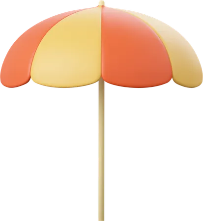 Beach Umbrella  3D Icon