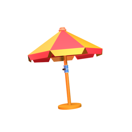 Beach Umbrella  3D Icon