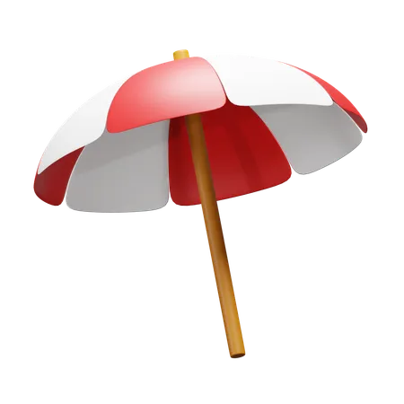 Beach Umbrella  3D Icon