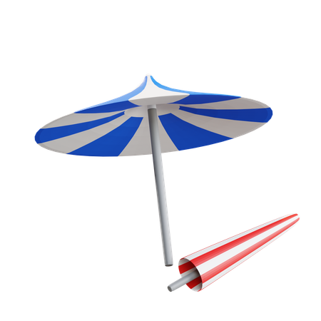 Beach Umbrella  3D Icon