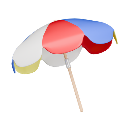 Beach Umbrella  3D Icon