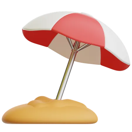 Beach Umbrella  3D Icon