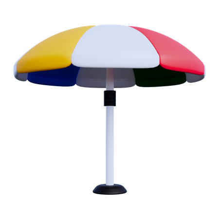 Beach Umbrella  3D Icon