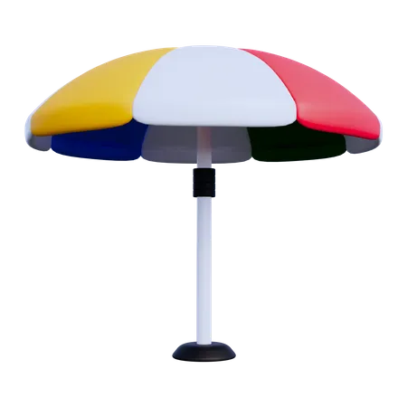 Beach Umbrella  3D Icon