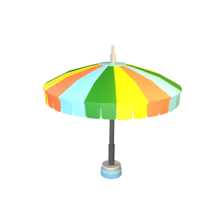 Beach Umbrella  3D Icon