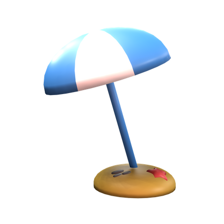 Beach Umbrella  3D Icon