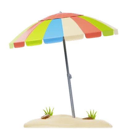 Beach Umbrella  3D Icon