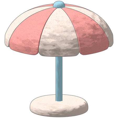 Beach Umbrella  3D Icon