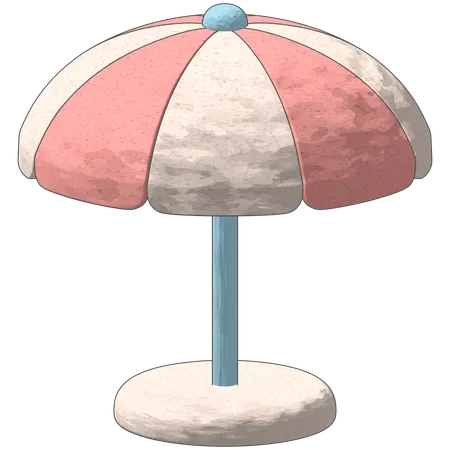 Beach Umbrella  3D Icon