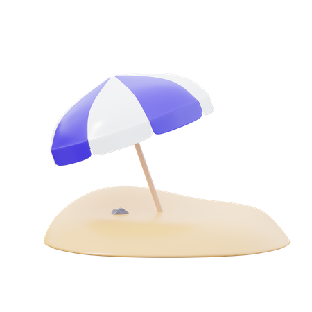 Beach Umbrella  3D Icon