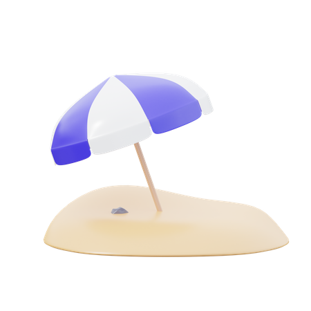 Beach Umbrella  3D Icon