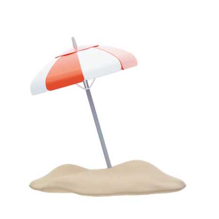 Beach Umbrella  3D Icon