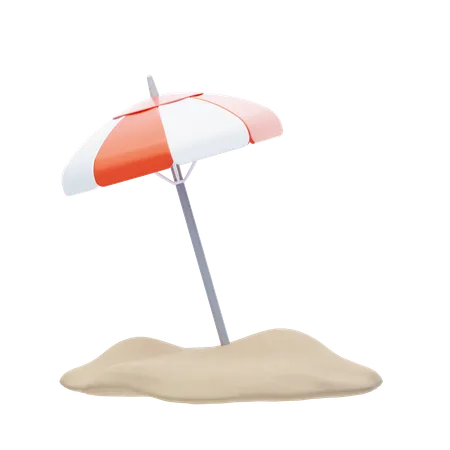 Beach Umbrella  3D Icon