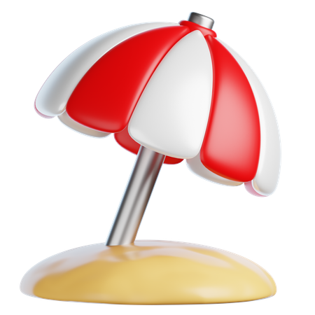 Beach Umbrella  3D Icon
