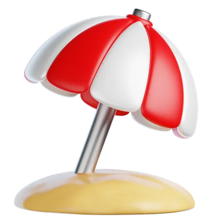 Beach Umbrella  3D Icon