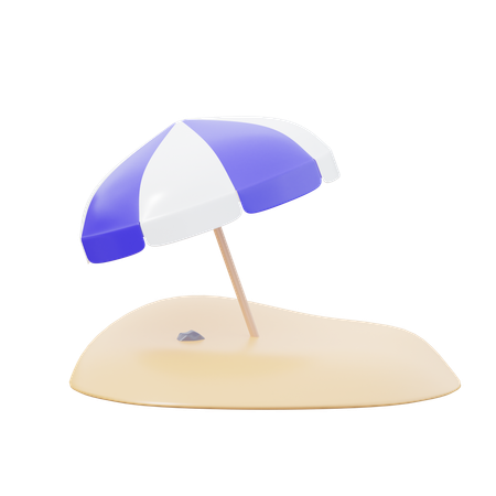 Beach Umbrella  3D Icon