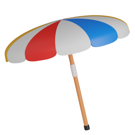 Beach Umbrella  3D Icon