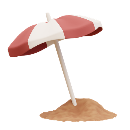 Beach Umbrella  3D Icon