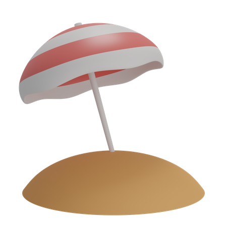 Beach Umbrella  3D Icon