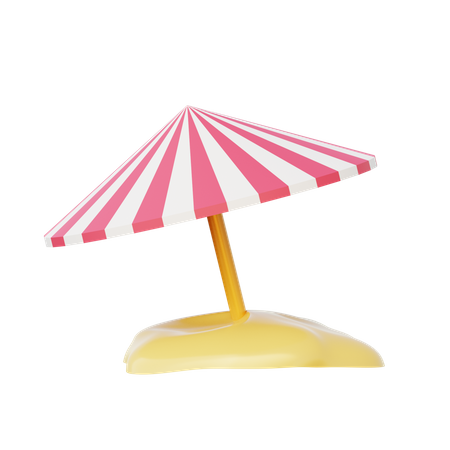 Beach Umbrella  3D Icon