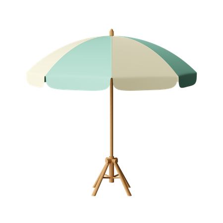 Beach Umbrella  3D Icon